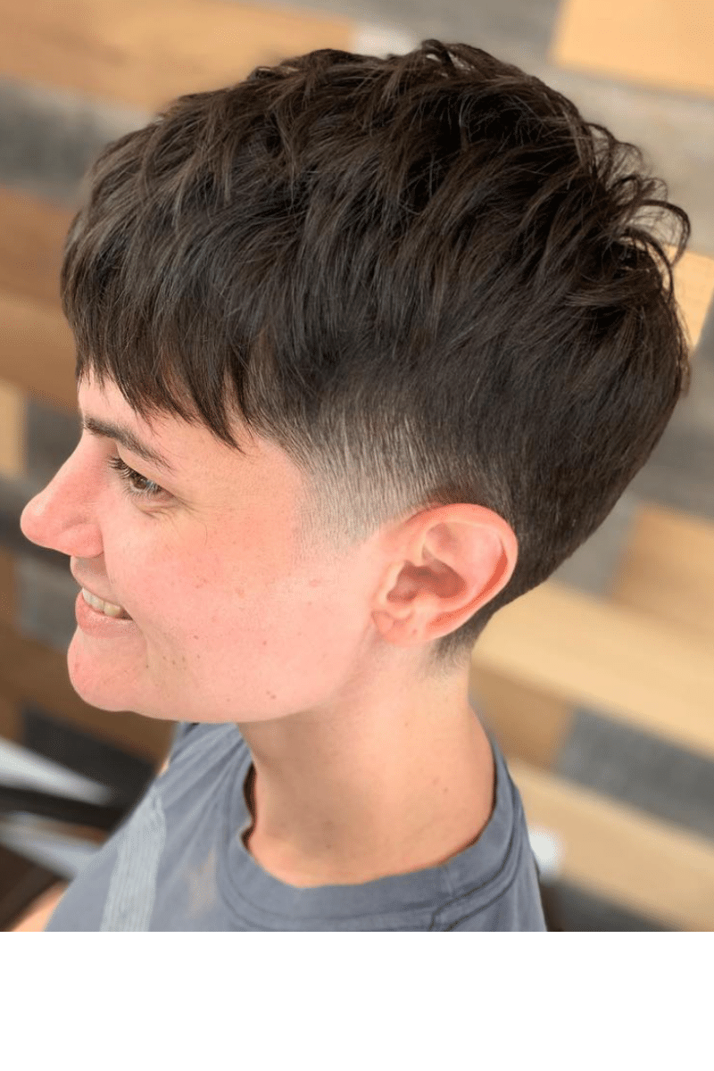 tapered short haircuts for women 2021