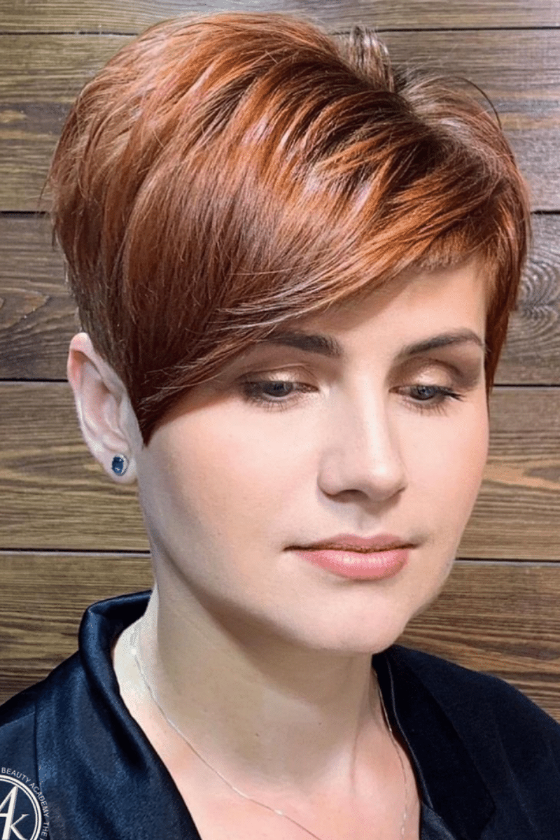 copper fringe hairstyles