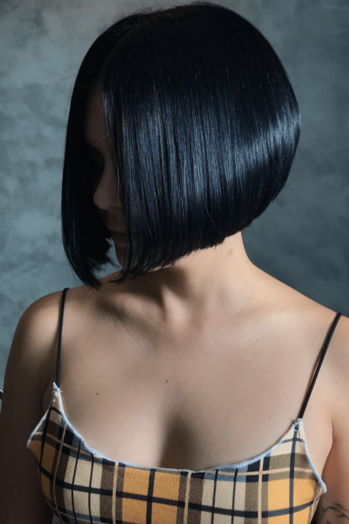 inverted bob with layers