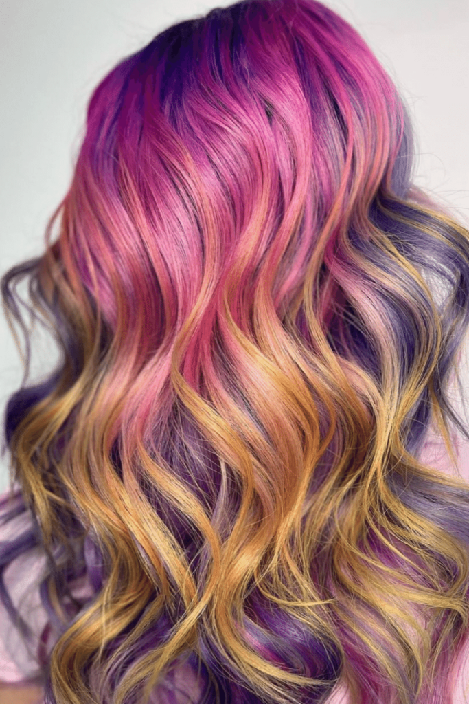 rainbow hair color 2022